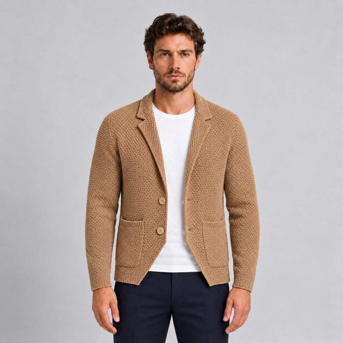 Giacca uomo links cotone - giacca,