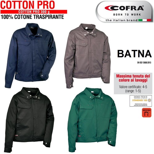 Giacca lavoro cofra modello - cofra,