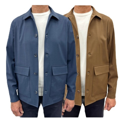 Giacca camicia uomo cotone - giacca,