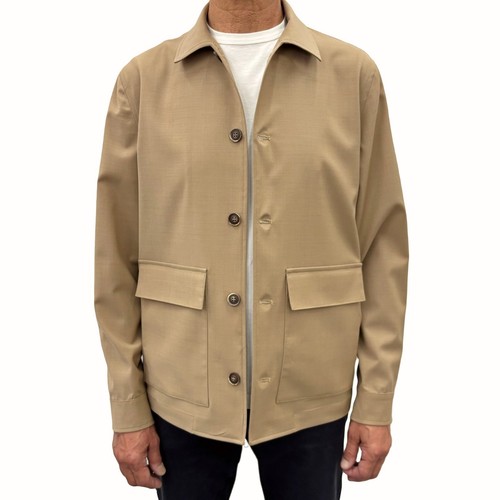 Giacca camicia uomo cotone - giacca,