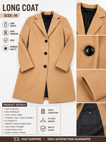 Women premium long - long, coat