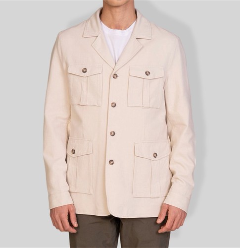 Giacca sahariana uomo lino - giacca,